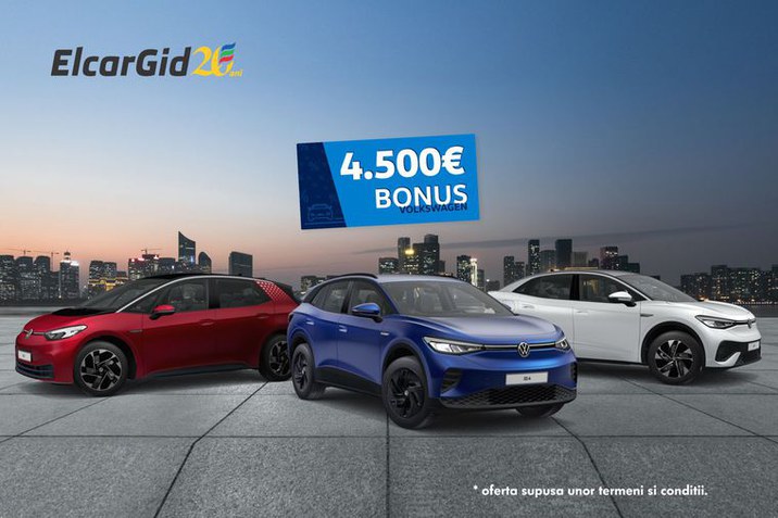 4500 euro discount pentru vw id3 id4 id5