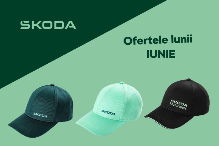 ofertele lunii iunie la accesoriile originale Skoda
