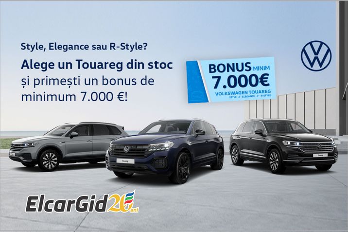 touareg minim 7000 euro bonus elcargid buzau