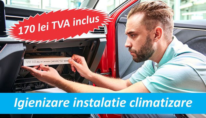 igienizare climatizare la doar 170 lei TVA inclus