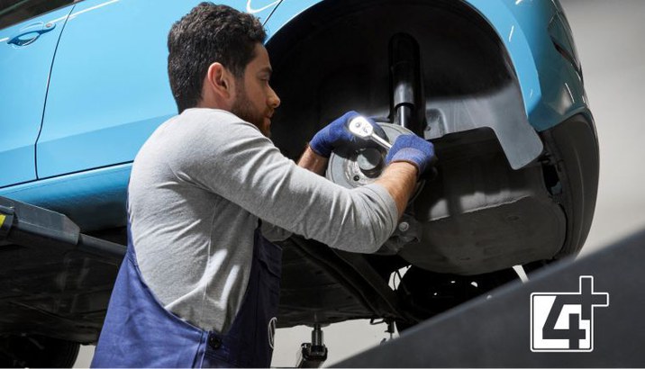 schimb placute frana cu 30% reducere volkswagen